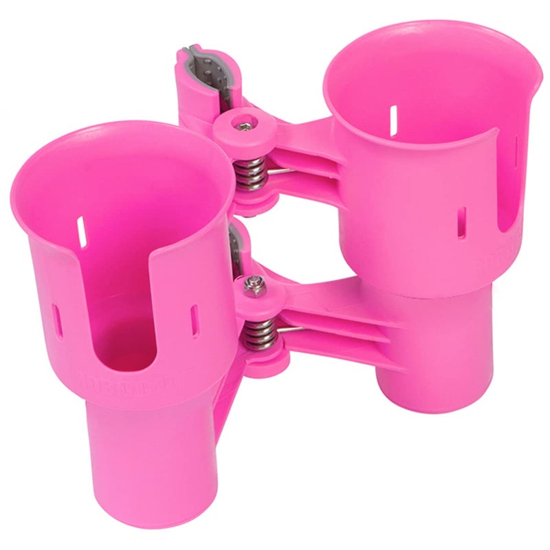 ROBOCUP, HOT Pink EZ-Spring, Updated Version, Best Cup Holder for Drinks, Fishing Rod/Pole, Boat, Beach Chair, Golf Cart, Wheelchair, Walker, Drum Sticks, Microphone Stand - Image 3